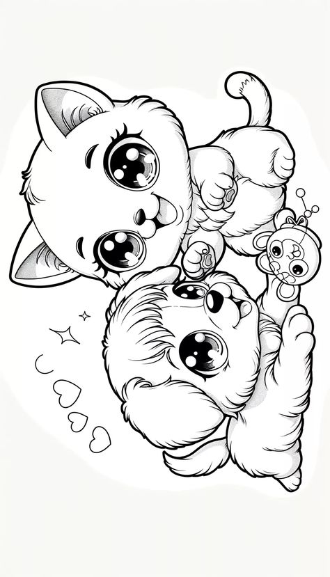 cute cat coloring pages. #cat #kittens #diy #pet #coloring #coloringpages Baby Animal Coloring Pages, Cat Colouring, Kids Colouring Printables, Kittens Coloring, Family Coloring Pages, Printable Colouring, Farm Animal Coloring Pages, Cat Coloring, Adorable Kittens