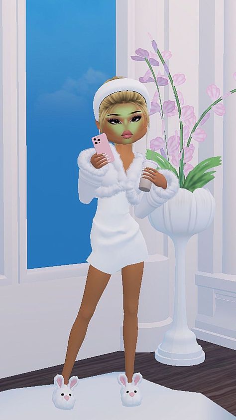 Self Care Day Dress To Impress, Dti Outfit Ideas Theme Self Care Sunday, Dti Outfit Idea Self Care Sunday, Self Care Outfit Dress To Impress, Dress To Impress Outfits Selfcare Sunday, Dti Theme Self Care Sunday, Self Care Sunday Dti Outfit, Dress To Impress Theme Selfcare Sunday, Spa Day Dti Fits