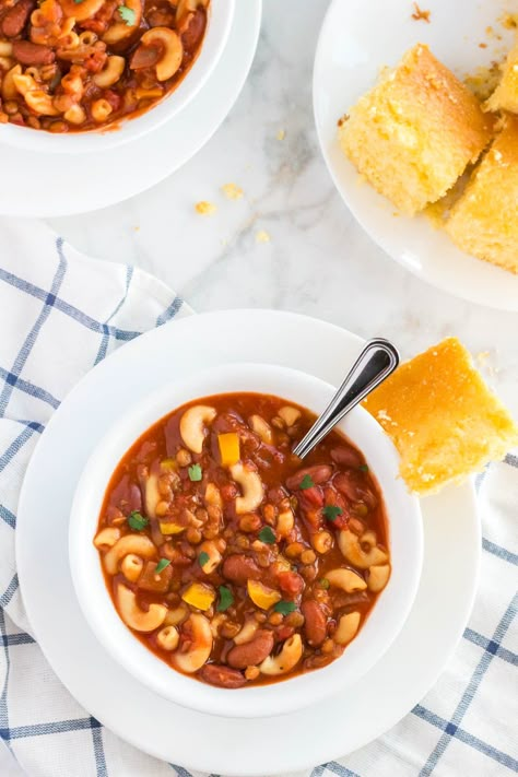 This Plant-Based Goulash uses whole food ingredients in this hearty and delicious recipe. Mcdougall Recipes, Meatless Dishes, Plant Based Soups, Forks Over Knives, Plant Based Diet Recipes, Plant Based Whole Foods, Plant Based Dinner, Plant Strong, Vegan Soups