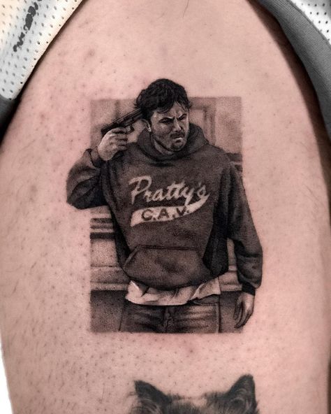 Kenneth Ink | - Manchester by the Sea, Lee Chandler, customised design. This movie is an emotionally gripping masterpiece that reaches deep into our… | Instagram Manchester By The Sea Wallpaper, The Sea Tattoo, Manchester By The Sea, Sea Tattoo, Tattoo Project, Tattoo Inspo, By The Sea, The Sea, Manchester