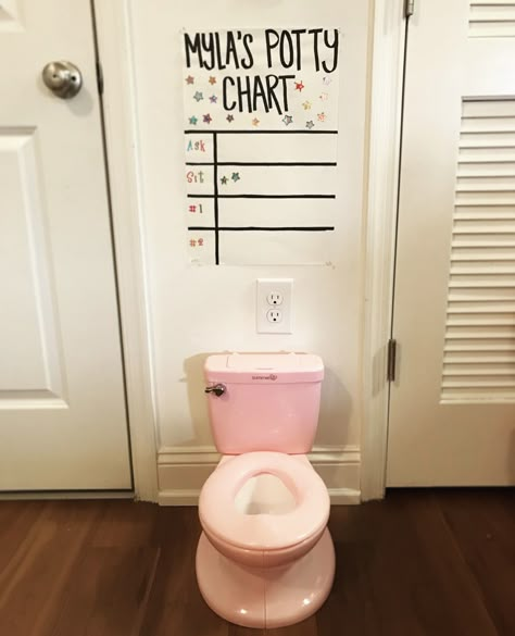 Potty Training Room Ideas, Potty Training Rewards Chart, Potty Training Diy Chart, Fun Potty Training Charts, Potty Training Area In Bathroom, Diy Potty Training Chart Girls Toddlers, Potty Training Sticker Chart Diy, Potty Training Poster Board Ideas, Diy Potty Training Chart Boys