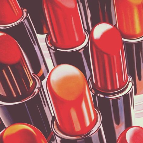 Lipstick in James Rosenquist's House of Fire, 1981  http://www.farbav.com 1980s Aesthetic, James Rosenquist, Neo Pop, Dark Pop, Pop Art Fashion, Aesthetic Objects, Pop Art Movement, Retro Images, Airbrush Art