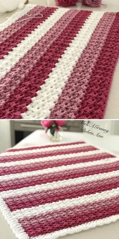 Iris Stitch Crochet Ideas | Inspiration + Resources | Crochetpedia Queen Size Afghan Patterns, Crochet Afghan Blanket Patterns Free, Crochet Stripes Pattern, 4 Colour Crochet Blanket Pattern, Throw Crochet Patterns Free, Iris Stitch Crochet Blanket, 3 Color Crochet Blanket Pattern, Free Crochet Patterns For Afghans Easy Beautiful, Ombre Crochet Patterns Free