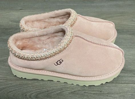 Pink Uggs, Ugg Tasman Slippers, Sunset Pink, Indoor Slippers, Ugg Tasman, Outdoor Indoor, Binding, Slippers, Cute Outfits