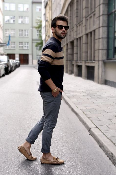 Moccasins Outfit, Driving Moccasins, Fashion Suits, Mens Fashion Suits, Fashion Styles, Moccasins, Boat Shoes, Gentleman, Men's Fashion