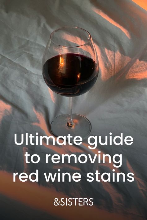 The ultimate cleaning hack. Don't worry we've got you covered when it comes to red wine stains. Here is the ultimate red wine removal guide... How To Get Red Wine Out Of Fabric, Remove Red Wine Stain From Clothes, Remove Wine Stains, Removing Labels From Wine Bottles, Remove Red Wine Stain From Carpet, Wine Sulfite Remover, Red Wine Stain, Red Wine Stain Removal, Wine Stain