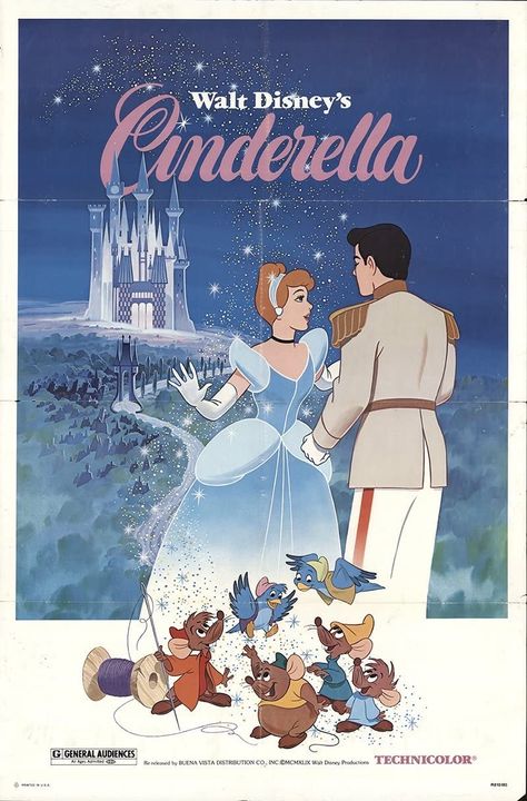 Vintage Disney Posters, Walt Disney Cinderella, Personajes Studio Ghibli, Cinderella Disney, Disney Collage, Disney Posters, Film Disney, Pink Posters, Old Disney