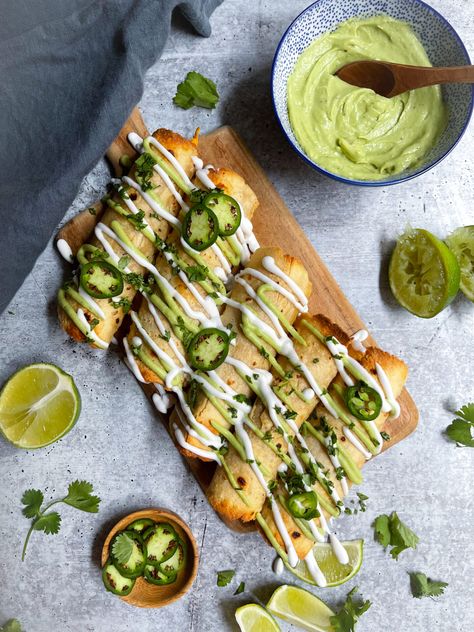 Chickpea Taquitos, Nikki Vegan, Cheese Tortillas, Healthy Spinach Artichoke Dip, Spicy Taco Seasoning, Vegan Cheddar Cheese, Sweet Potato Tacos, Spicy Tacos, Plant Based Vegan