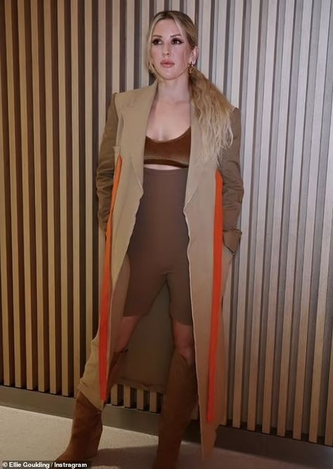 Ellie Goulding trivializes Will Smith smacking Chris Rock as she draws attention to climate change | Daily Mail Online Chris Rock, Ellie Goulding, Will Smith, Daily Mail, Instagram Story, Two Piece Pant Set