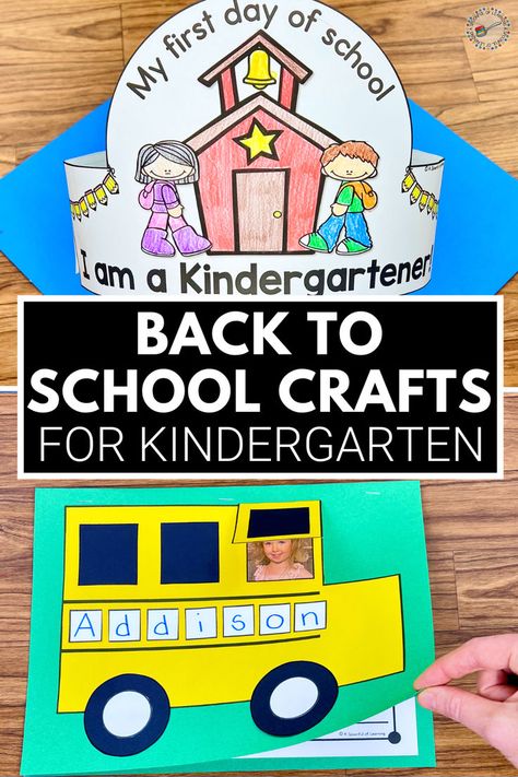 Welcome your new kindergarten students to school with hands-on activities for the beginning of kindergarten. These back to school crafts are the perfect addition to your lesson plans during the first month of school. Click here to take a closer look at these kindergarten back to school crafts. School Crafts For Kindergarten, Crafts For Kindergarten, Beginning Of Kindergarten, Activities Kindergarten, Back To School Crafts, Kindergarten Crafts, Beginning Of The School Year, Letter A Crafts, Seasonal Crafts