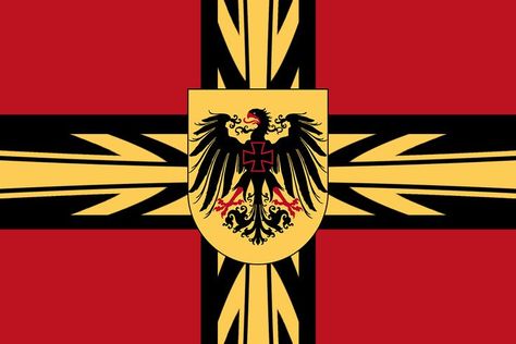 Republic Symbol, Fictional Flags, Alternate Maps, Alternate Flags, History Of Germany, Alternative History, Clive Barker, Heraldry Design, Historical Flags