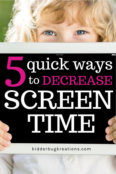 Decrease Screen Time, Screen Time For Kids, Skills For Kids, Social Skills For Kids, Play For Kids, Limiting Screen Time, Motor Skills Activities, Time Kids, Indoor Activities For Kids