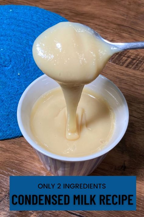 condensed milk 
easy condensed milk recipe
homemade condensed milk Make Condensed Milk, Condensed Milk Recipe, Condensed Milk Recipes, No Dairy Recipes, Dairy Milk, Best Recipe, 2 Ingredients, Condensed Milk, Sweet Recipes