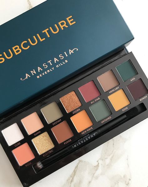 Anastasia Subculture, Anastasia Palette, Subculture Palette, Glam Gifts, Glow Kit, Beauty Inside, Eye Shadow Palette, Makeup Palette, Shadow Palette