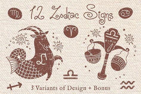 12 Zodiac Signs / 3 Design + Bonus by Baksiabat on @creativemarket 12 Chinese Zodiac Signs, Dragon Snake, Print Design Template, Zodiac Signs Aries, Scorpio Sagittarius, Libra Scorpio, Chinese Zodiac Signs, 12 Zodiac Signs, 12 Zodiac