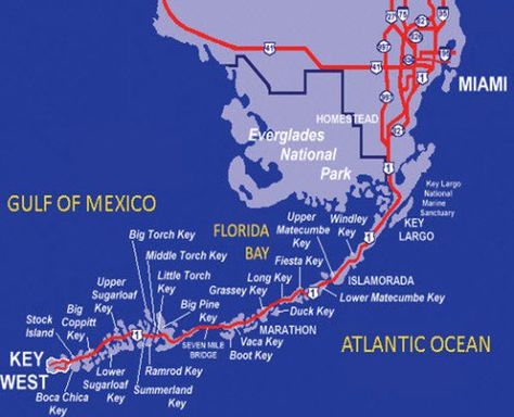 Florida Keys Map, Florida Keys Road Trip, Marathon Florida, Key West Vacation, Travel Key West, Key West Vacations, Fl Keys, Usa Roadtrip, Travel Florida