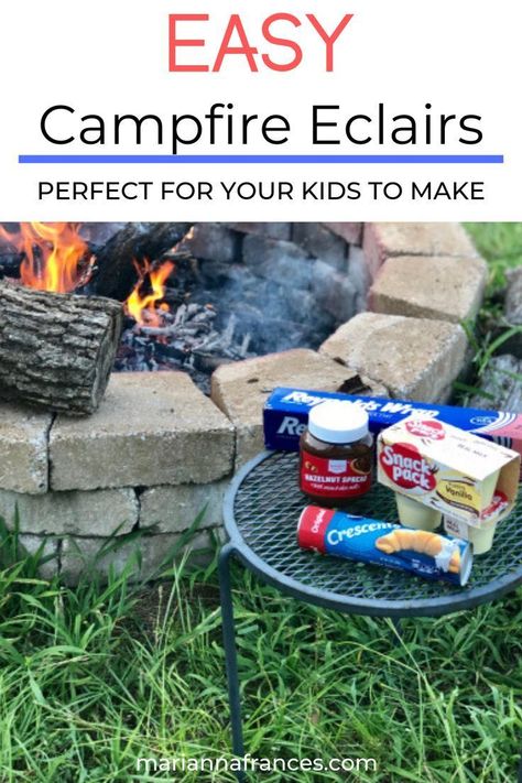 Campfire Eclairs, Beanie Weenies, Foods To Make, Campfire Desserts, Camping Activities For Kids, Baby Pancakes, Florida Life, Crafty Mom, Newborn Hacks