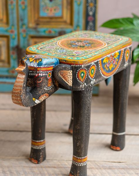 ❤️ Hand Painted Indian Furniture ❤️ Take a look at our dazzling eclectic hand painted furniture. The deserts of Rajasthan have always provided inspiration for amazing colourful crafts & intricate detail. Each piece has been beautifully made with amazing detail & care by one of our suppliers in Jodhpur who specialises in high quality painted crafts. ❤️ #furniture #furnituredesign #elephant #peacock #paint #painting #beautiful #homedecor #home #handpainted #handpaintedfurniture #india #ind... Colourful Crafts, Painted Crafts, Indian Furniture, Color Crafts, Hand Painted Furniture, Paint Painting, Jodhpur, Painted Furniture, Furniture Design