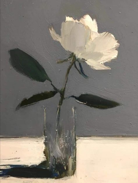 White Roses Painting, White Oil Painting, Simple Images, Piskel Art, Nature Art Drawings, Academic Art, Fairytale Photography, Gcse Art, Art Painting Acrylic