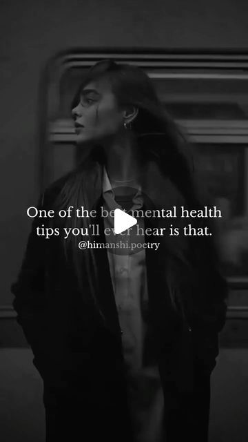 The inspiring quote on Instagram: "Yes. These are the one of the best mental health tips. 
.
.
Thank you so much for watching.
Follow @himanshi.poetry for more inspirational videos and quotes.
Please share and save if you like it.
Videos - Pinterest 
Audio - @optiimusmind 
.
.
#réel #reels #reelitfeelit #reelkarofeelkaro #reelsinstagram #reelinstagram #reel #viralreels #trendingreels #feelitreelit #reelslovers #quotes #quote #quoteoftheday #quotesoftheday #inspirationalquotes #motivationalquotes #inspiration #motivation" Thankful For Health Quotes, It Videos, Health Video, Mental Health Day, Good Mental Health, Inspirational Videos, Health Quotes, Health Education, Psychologist