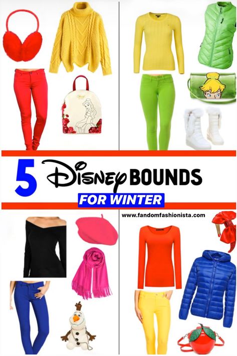 Looking for warm Disneybound outfits to wear in the Winter or to parks like Disneyland Paris? Check out this post to shop all the outfit details! #disneybound #disneybounding #disneylandparis #disneyoutfits Disney Bounding Winter Outfits, Disneybound Outfits Casual Winter, Winter Disney Bounding, Disneybound Winter Outfits, Disney Bound Outfits Winter, Disneybound Outfits Casual, Disney Character Inspired Outfits, Bounding Disney, Disneybounding Outfits