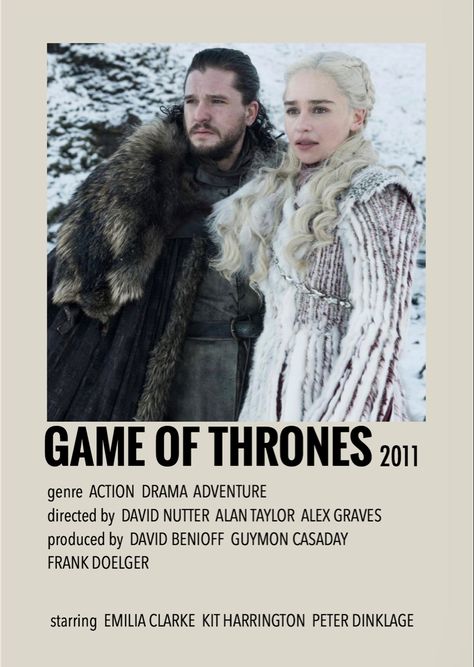 Minimalistic/polaroid tv show poster by me Game Of Thrones Movie, Film Polaroid, Game Of Thrones Poster, Iconic Movie Posters, Film Posters Minimalist, Film Posters Vintage, Movie Poster Wall, Popular Tv Series, Collage Kit