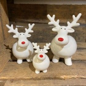 Reindeer Ceramics, Christmas Sculpture Clay, Christmas Pottery Ideas, Reindeer Clay, Clay Reindeer, Ceramic Reindeer, Facts About Halloween, Reindeer Sculpture, Holiday Pottery