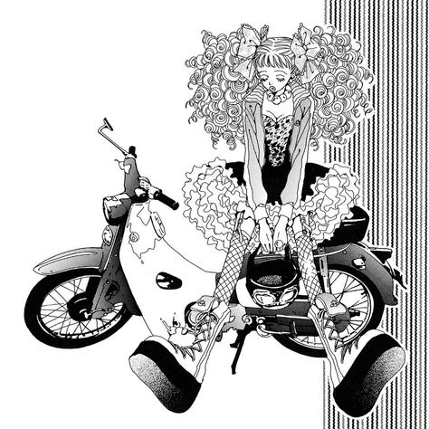 Paradise Kiss on Twitter: "… " Kiss Outfits, Nana Anime, Pelo Anime, Paradise Kiss, Kiss Art, No Ads, Manga Illustration, Manga Art, Curly Hair