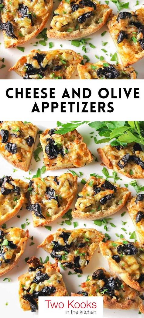 Cheese and olive appetizers are a fabulous, quick and easy “can I have the recipe?” recipe. The briny, cheesy crowd-pleasing appetizer is perfect for any occasion. Just 6 ingredients – a mixture of cheese, olives, green onions, curry powder and mayo – baked onto English muffins in about 20 minutes. Olive Appetizers, Olive Recipes Appetizers, Olive Appetizer, Mothers Day Desserts, Anti Inflammation Recipes, Olive Recipes, Crowd Pleasing Appetizers, Olive Relish, Best Appetizer Recipes