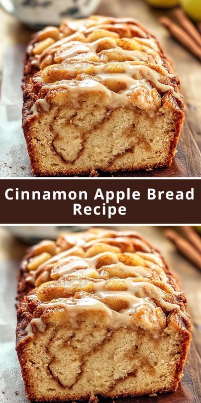 Cinnamon Apple Bread Recipe – A delicious and easy-to-make quick bread filled with warm cinnamon flavors, sweet apple chunks, and topped with a simple cinnamon glaze. Perfect for breakfast, dessert, or as a snack, this Apple Cinnamon Bread Butternut Bakery, Cream Cheese Apple Bread, Apple Bread 2 Loaves, Apple Cinnamon Yeast Bread, Apple Cinnamon Crunch Bread, Overnight Cinnamon Bread, Cinnamon Applesauce Bread Recipes, Best Apple Cinnamon Bread, Apple Strudel Bread Recipe