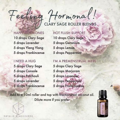 Clary Sage EO is a wonderful oil for hormone balancing. 🌿 Try these homemade EO blends for a wonderful rollerball combination. Not How To Use Clary Sage Essential Oil, Roller Recipes Essential Oils, Clary Sage Essential Oil Uses, Hormone Essential Oil Blend, Menopausal Essential Oils, Essential Oil Inhaler Blends, Essential Oils Roller Bottle Recipes, Roller Blends Essential Oils, Roller Ball Essential Oil Recipes