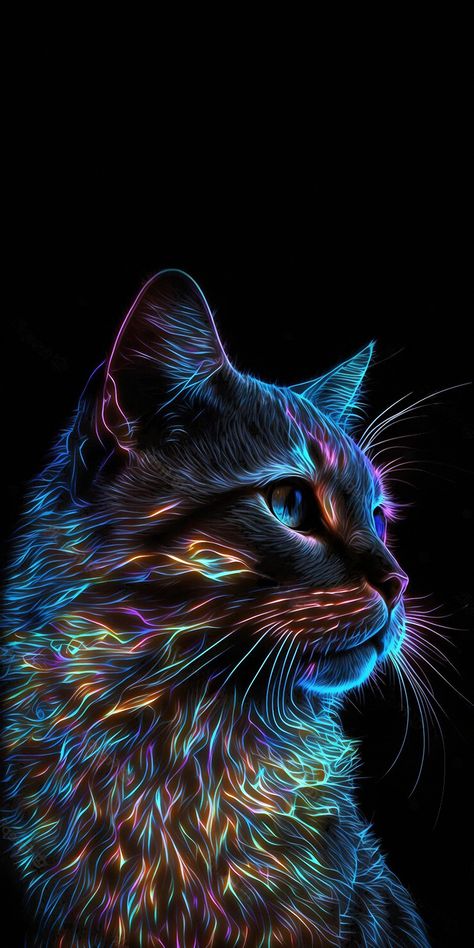 Cat Phone Wallpaper, Iphone Dynamic Wallpaper, Iphone Wallpaper Hd Nature, Black Cat Art, Dark Phone Wallpapers, Abstract Art Wallpaper, Art Gallery Wallpaper, Phone Wallpaper Design, Phone Wallpaper Images