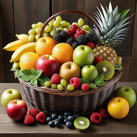 Photo fruits in basket realistic stunnin... | Premium Photo #Freepik #photo Fruits Images Beautiful, Fruit Shop Design Ideas, Fruit Basket Decoration, Fruits In A Basket, Bg Template, Fruit Bowl Drawing, Basket Of Fruits, Bowl Drawing, Juice Shop