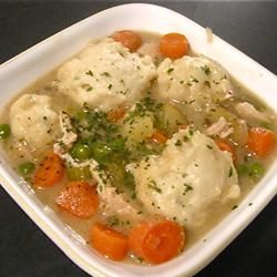 Dumplings Allrecipes.com Irish Chicken, Easy Dumplings, Homemade Dumplings, Dumplings For Soup, Dumplings Recipe, Soup And Stew, Hungarian Recipes, Dumpling Recipe, Chicken And Dumplings