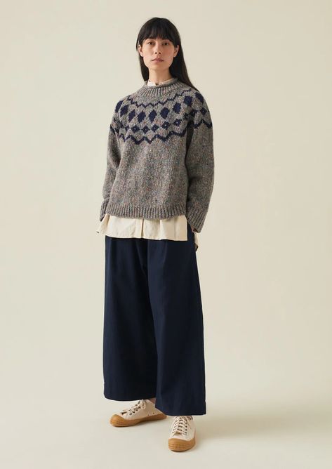 Donegal Sweater, Boho Wear, Simple Clothing, Easy Shape, Fashion Victim, 가을 패션, Winter Wear, For The Home, Simple Outfits