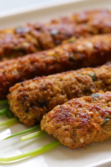 Mutton Seekh Kabab Recipe Watch full recipe video  Subscribe for more recipes Chaat Masala, Papaya, Tandoori Chicken, Food Videos, Great Recipes, Ethnic Recipes