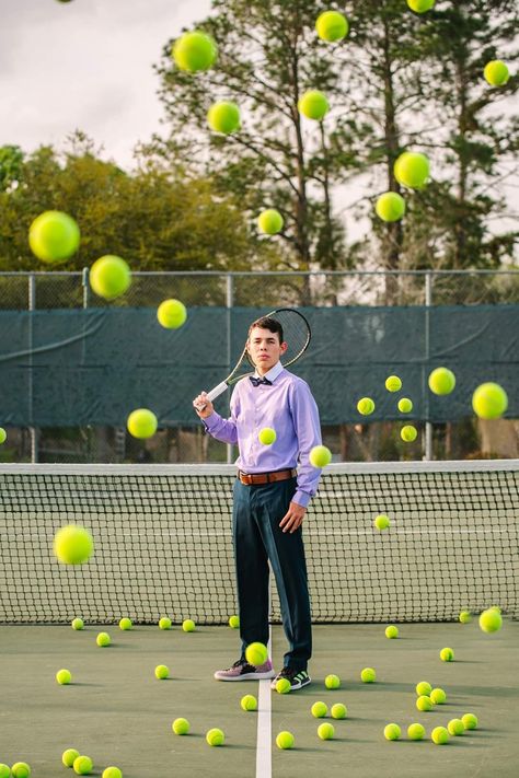 Boys Tennis Senior Pictures, Tennis Theme Photoshoot, Tennis Graduation Pictures, Tennis Portraits, Senior Picture Ideas Sports, Tennis Fashion Photography, Athlete Photoshoot, Car Senior Pictures, Tennis Couple