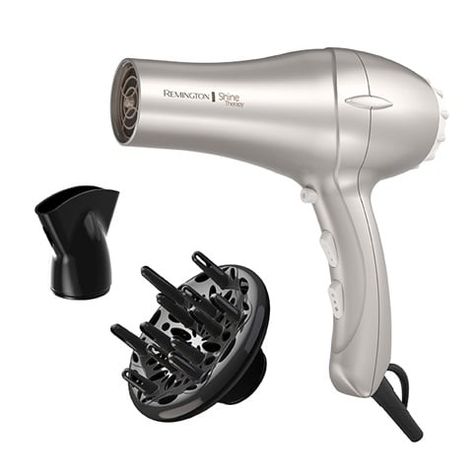 Remington Shine Therapy Argan Oil & Keratin Dryer Hair Dryer Diffuser, Ceramic Grill, Advanced Ceramics, Keratin Hair, Straightening Brush, Dior Addict, Blow Dryer, Wand Curls, Lip Glow