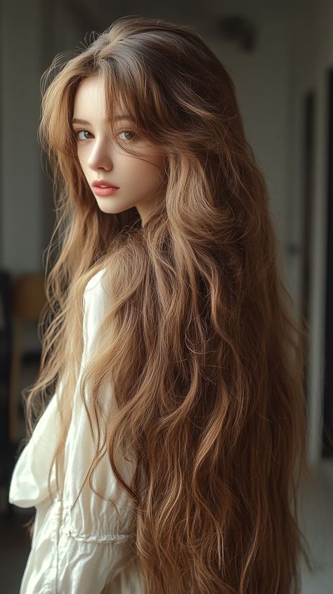 Long Hairstyles for Women Long Flowy Hair, Dark Brown And Blonde Hair, Dark Brown And Blonde, Brown And Blonde Hair, Hair Long Hairstyles, Edgy Long Hair, Flowy Hair, Hair 2025, Long Hairstyles For Women