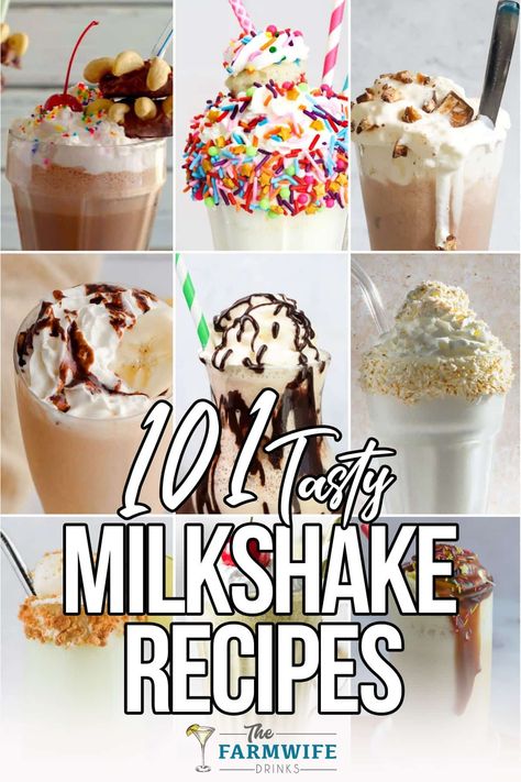 Milkshakes At Home, Best Milkshake Recipe, Cookie Dough Milkshake, Milkshakes Recipes, Extreme Milkshakes, Milkshake Flavors, Homemade Milkshake Recipe, Easy Milkshake, Yummy Milkshake Recipes