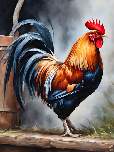 Drawing, to draw or not to draw on Tumblr Drawing To Draw, Barn Drawing, Rooster Artwork, Art Pictures Ideas, Chicken Pickle, Barn Pictures, Rooster Painting, Chicken Painting, Rooster Art