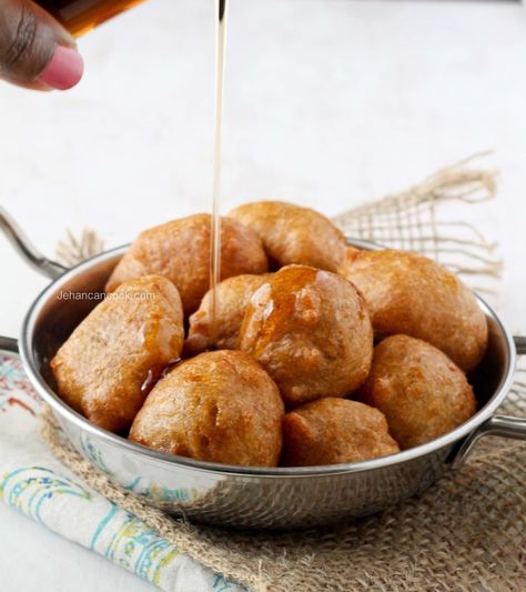 CARIBBEAN PUMPKIN FRITTERS Main Dishes Meat, Rice Main Dishes, Caribbean Breakfast, Jeweled Rice, Pumpkin Fritters, Sweet Breakfast Treats, Bread Breakfast, Pumpkin Desserts, Holiday Side