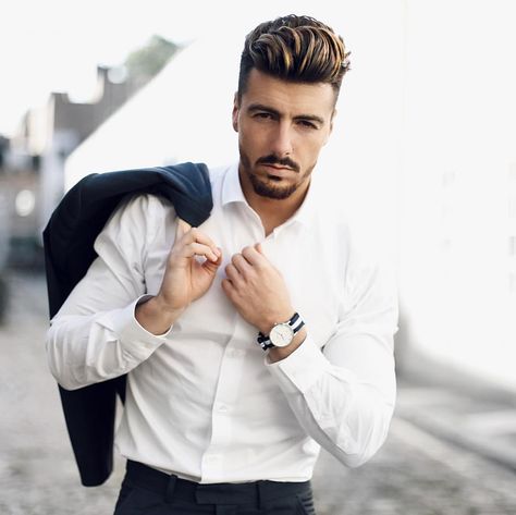 3,244 Likes, 55 Comments - Rowan Row (@rowanrow) on Instagram: “With confidence you have won before you started. Have a lovely evening :)…” Rowan Row, Men's Hair Styles, Have A Lovely Evening, Formal Hairstyles, Formal Looks, Formal Outfit, Personal Blog, Mens Hairstyles, The Row