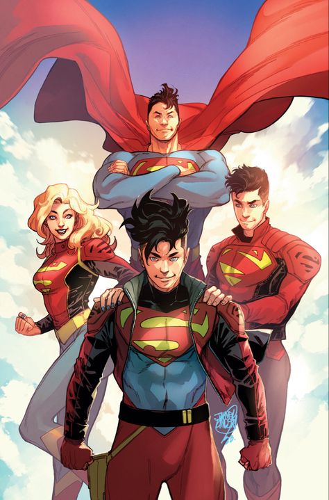 #DC #DCComics #superman #supermanfamily #superboy #connorkent #supergirl #jonkent Young Justice Superboy, Lee Weeks, Superman Boy, Superman Artwork, Superman Family, Action Comics, Superman Man Of Steel, Superman Art, Dc Comics Heroes