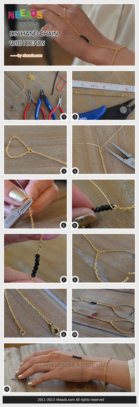 diy hand chain with beads Diy Hand Jewelry, Ring Bracelet Chain Diy, Diy Hand Chain, Diy Hand Bracelet, Diy Chain Bracelets, Chain Jewelry Diy, Hand Chain Jewelry, Finger Bracelets, Instagram Contest