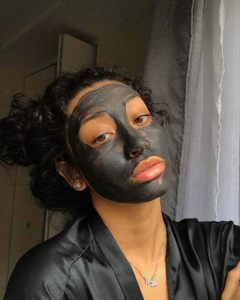 pinterest : @dabratzbby ‘ 🤍 follow for more pins! ✨ #facemasks Pore Reducer, Mud Face Mask, Mask For Face, Face Mask Aesthetic, Dead Sea Mud Mask, Mask Aesthetic, Charcoal Face Mask, Dead Sea Mud, Beauty Mask