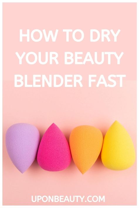 Diy Beauty Blender, Clean Beauty Blender, Beauty Blender Holder, Beauty Blenders, Dry Well, Holistic Remedies, Diy Holder, Natural Beauty Tips, Drugstore Makeup