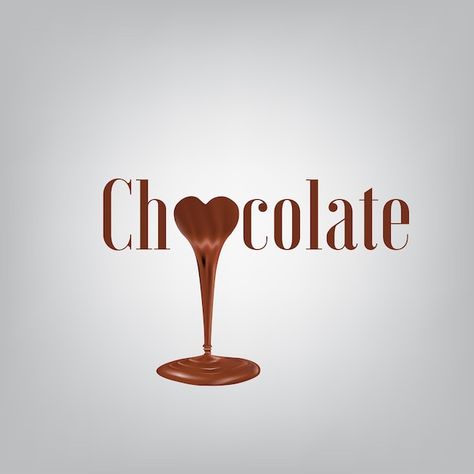 Chocolate Business Name Ideas, Chocolate Shop Logo, Chocolate Logo Design Ideas, Chocolate Logo Design, Chocolate Vector, Chocolate Names, Logo Design Coffee, Diy Resin Tray, Candy Logo