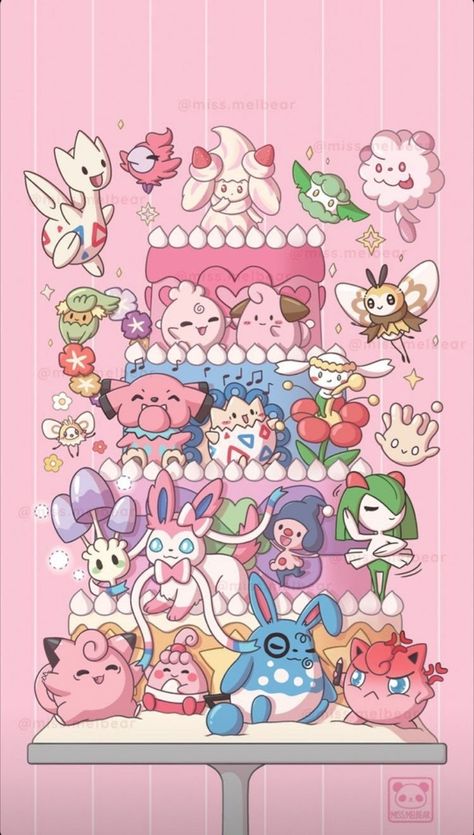 Cute Pokemon Backgrounds, Fairy Pokemon Wallpaper, Fairy Pokemon Aesthetic, Pokémon Phone Wallpaper, Aesthetic Pokemon Wallpaper, Pokemon Cute Wallpaper, Togepi Wallpaper, Pink Pokemon Wallpaper, Pokemon Aesthetic Wallpaper