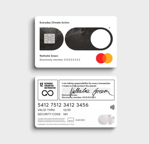 Do Black - The world’s first credit card with a carbon limit | MastarCard Debit Card Design, Capital One Credit Card, Foto Best Friend, Credit Repair Business, Credit Card Design, Credit Card Art, 카드 디자인, Interest Rate, Tech Startups